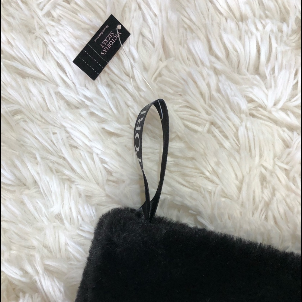 COPY - Victoria’s Secret Christmas Stocking! Bling rhinestones, black faux fur … - Picture 7 of 11